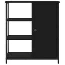 skab 70x30x80 cm konstrueret træ sort