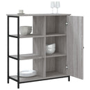 skænk 70x30x80 cm konstrueret træ grå sonoma-eg