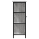 skænk 70x30x80 cm konstrueret træ grå sonoma-eg