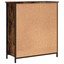 skænk 70x30x80 cm konstrueret træ røget egetræsfarve