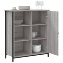 skænk 70x30x80 cm konstrueret træ grå sonoma-eg