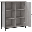 skænk 70x30x80 cm konstrueret træ grå sonoma-eg