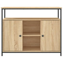 skænk Sonoma eg 100x35x80 cm konstrueret træ