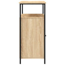 skænk Sonoma eg 100x35x80 cm konstrueret træ