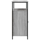 skænk 100x35x80 cm konstrueret træ grå sonoma-eg