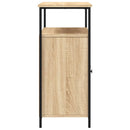 skænk 100x35x80 cm konstrueret træ sonoma-eg