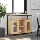 skænk 100x35x80 cm konstrueret træ sonoma-eg