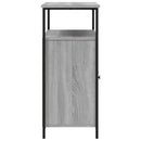 skænk 100x35x80 cm konstrueret træ grå sonoma-eg