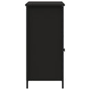 skænk 100x35x75 cm konstrueret træ sort