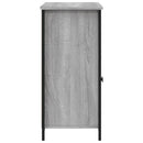 skænk 100x35x75 cm konstrueret træ grå sonoma-eg