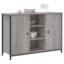 skænk 100x35x70 cm konstrueret træ grå sonoma-eg