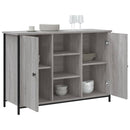 skænk 100x35x70 cm konstrueret træ grå sonoma-eg