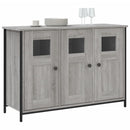 skænk 100x35x70 cm konstrueret træ grå sonoma-eg