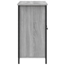 skænk 100x35x70 cm konstrueret træ grå sonoma-eg