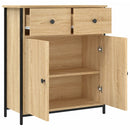 skænk 70x30x80 cm konstrueret træ sonoma-eg