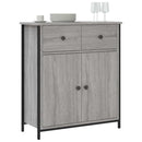 skænk 70x30x80 cm konstrueret træ grå sonoma-eg