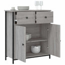 skænk 70x30x80 cm konstrueret træ grå sonoma-eg