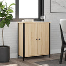skænk 70x30x80 cm konstrueret træ sonoma-eg