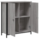 skænk 70x30x80 cm konstrueret træ grå sonoma-eg