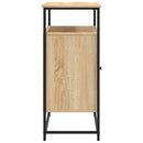skænk 100x35x80 cm konstrueret træ sonoma-eg