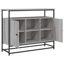 skænk 100x35x80 cm konstrueret træ grå sonoma-eg