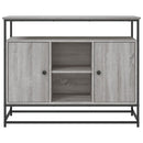 skænk 100x35x80 cm konstrueret træ grå sonoma-eg