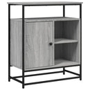 skænk 69x35x80 cm konstrueret træ grå sonoma-eg