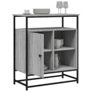 skænk 69x35x80 cm konstrueret træ grå sonoma-eg