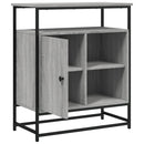skænk 69x35x80 cm konstrueret træ grå sonoma-eg