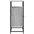 skænk 69x35x80 cm konstrueret træ grå sonoma-eg