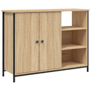 skænk 100x33x75 cm konstrueret træ sonoma-eg