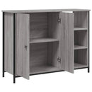 skænk 100x33x75 cm konstrueret træ grå sonoma-eg