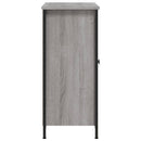 skænk 100x33x75 cm konstrueret træ grå sonoma-eg