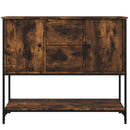skænk 100x36x85 cm konstrueret træ røget egetræsfarve