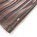 Nederdel til børn str. 92 plisseret med glimmer brun og pink