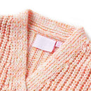 Strikket cardigan til børn str. 116 lyserød
