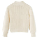 Strikket cardigan til børn str. 116 strik snehid