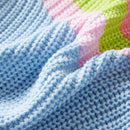 Sweater til børn str. 116 strikket blå