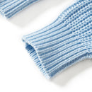 Sweater til børn str. 140 strikket blå