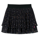 Nederdel til børn str. 116 flæser sort