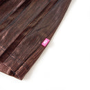 Nederdel str. 92 med glimmer cognacfarvet