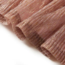 Nederdel str. 92 med glimmer lyserød