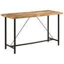 barbord 180x70x107 cm massivt mangotræ og jern