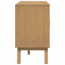 skænk OLDEN 114x43x73,5 cm massivt fyrretræ brun