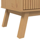 tv-bord OLDEN 114x43x57 cm massivt fyrretræ brun