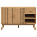 skænk OLDEN 114x43x73,5 cm massivt fyrretræ brun