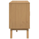 skænk OLDEN 114x43x73,5 cm massivt fyrretræ brun