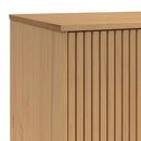 skænk OLDEN 114x43x73,5 cm massivt fyrretræ brun