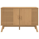 skænk OLDEN 114x43x73,5 cm massivt fyrretræ brun