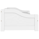 daybed med to skuffer IRUN hvid 90x200 cm massivt fyrretræ